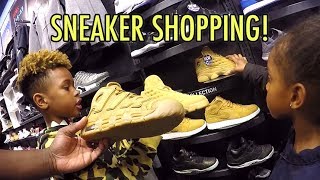 Tekkerz Kid goes Sneaker Shopping  Nike Jordan Sneaker Collection [upl. by Rinee]