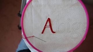 Beginner Satin Stitch Embroidery Tutorial [upl. by Rico]