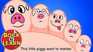 This Little Piggy  Song for Kids With Lyrics [upl. by Steep]