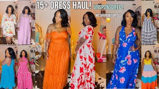 MASSIVE SHEIN DRESS HAUL SPRING 2022 ❤️ 🌸 [upl. by Breen]