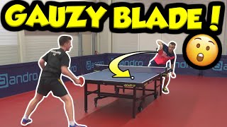 TESTING SIMON GAUZYS TABLE TENNIS BAT [upl. by Young88]