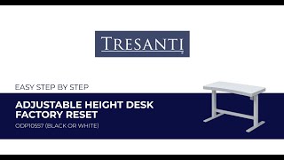 How To Reset ODP10557 Adjustable Height Desk [upl. by Sirkin]