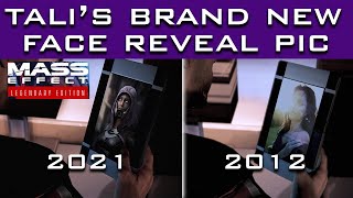 Talis BRAND NEW FACE REVEAL in Mass Effect 3 Legendary Edition vs Original 2012 Release [upl. by Leirad]