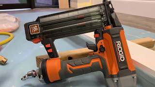 Ridgid pneumatic brad nailer [upl. by Jacqui]