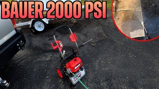 Bauer 2000 PSI Pressure Washer Review amp Test [upl. by Rose]