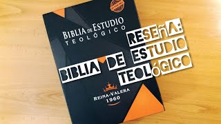 Biblia de estudio TEOLÓGICO REINA VALERA 1960  Guia COMPLETA y como UTILIZARLA  Reseña  REVIEW [upl. by Towbin261]