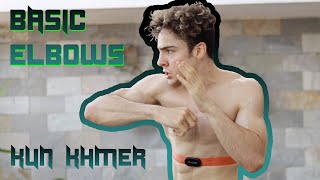 Kun Khmer Training  Basic Elbows [upl. by Philipp]