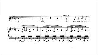 Gabriel Fauré – Clair de lune from 2 songs Op 46 1888 Score [upl. by Millburn114]