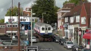 Doomed London Underground Train Carted Away For Scrapping [upl. by Aisayt]