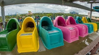 Taumata Racer Water Slide at Aquatica Orlando [upl. by Helban]