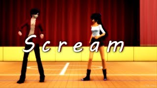 MMD Scream  Aaron Aphmau [upl. by Lammaj]