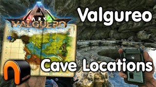 ARK Valguero SECRET Cave Locations [upl. by Ozkum436]