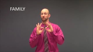 Family Signs in ASL  American Sign Language [upl. by Roseanne]