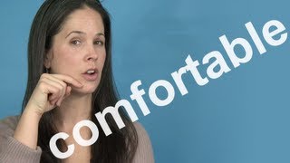 How to Pronounce COMFORTABLE  AMERICAN ENGLISH PRONUNCIATION [upl. by Norbie]