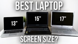 Best Laptop Screen Size 13” vs 15” vs 17” [upl. by Nesrac]