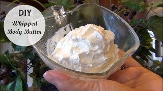 How to Make Whipped Body Butter  Shea amp Mango Butters  DIY Easy Recipe Included  All Natural [upl. by Milman]