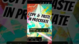 COPY amp PASTE in Procreate  Tutorial [upl. by Aday]