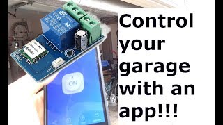 How to Use a WIFI Inching Relay Garage Door Project Icstation [upl. by Tessi627]