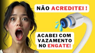 Não Acreditei até FAZER Vazamento no engate flexível [upl. by Elokkin]