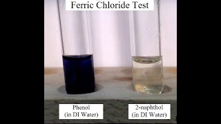 Ferric Chloride Test for Phenols [upl. by Moria797]