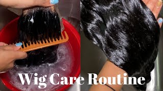 HOW TO WASH amp MAINTAIN YOUR WIGS  LACE FRONT HUMAN HAIR [upl. by Rowe411]