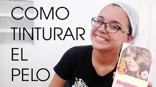 Como Tinturar El Pelo con Loreal Excellence Creme [upl. by Dagna580]