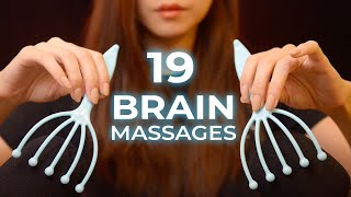 ASMR 19 Brain Melting Massage Triggers No Talking [upl. by Schnapp87]