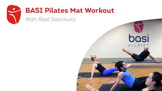 BASI Pilates Mat Workout with Rael Isacowitz [upl. by Peregrine]