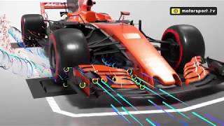 Formula 1 airflow explained  3D ANIMATION [upl. by Ayiak]