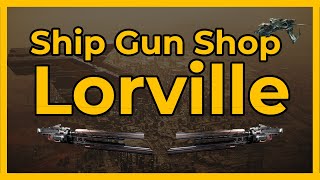 Star Citizen Where to find Lorville weaponry shop for ship guns [upl. by Llehsad]