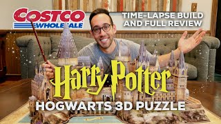 Building the Hogwarts Castle 3D Puzzle  Harry Potter at Costco [upl. by Scornik459]