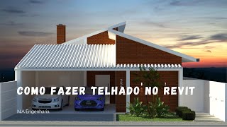 Tutorial como fazer telhado no Revit [upl. by Akenaj]