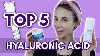 MY TOP 5 HYALURONIC ACID SKIN CARE PRODUCTS DR DRAY [upl. by Ark968]