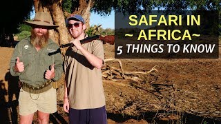 5 Things to Know Before Booking a SAFARI in AFRICA [upl. by Eek496]