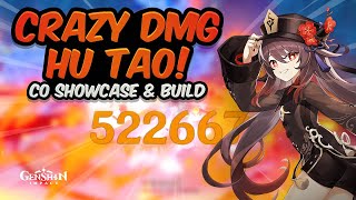 END GAME C0 HU TAO DESTROYING BOSSES IN ONE HIT Full Showcase amp Build  Genshin Impact [upl. by Acinoreb]