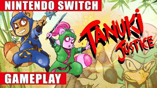 Tanuki Justice Nintendo Switch Gameplay [upl. by Johanan]