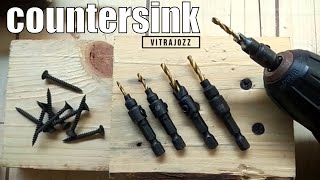 How to use Countersink a Screw [upl. by Crescint]