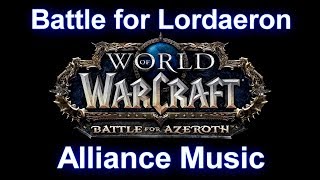 Battle for Lordaeron Music Alliance  Warcraft Battle for Azeroth Music [upl. by Shwalb]