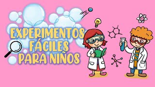 EXPERIMENTOS para NIÑOS PEQUEÑOS [upl. by Helene]