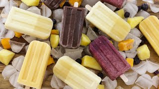 4 Easy Popsicle Recipes  How to Make Homemade Popsicles [upl. by Rawna540]