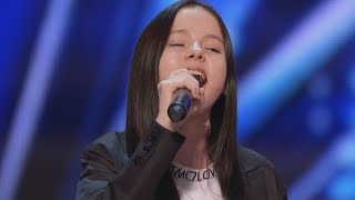 Daneliya Tuleshova 13 YO Wows Simon Cowell With A STUNNING Voice America’s Got Talent 2020 [upl. by Isborne]