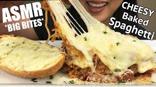 ASMR CHEESY Baked Spaghetti EATING SOUNDS  ASMR Phan [upl. by Areval]