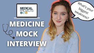 MEDICINE MOCK INTERVIEW  Answering common questions [upl. by Annirak3]