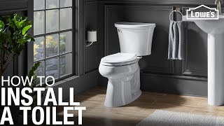 How to Replace and Install a Toilet [upl. by Cornelie752]