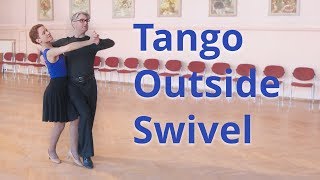 Tango Intermediate Dance Routine with Outside Swivel [upl. by Gabbert]