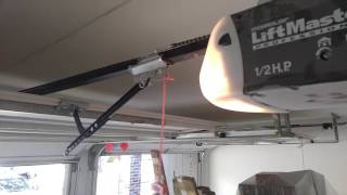 Lift Master Garage Door Opener Not Closing Force Control Adjustment [upl. by Zorina520]