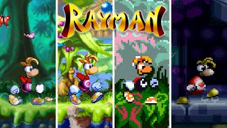 Rayman Origins  All Bosses [upl. by Enilegnave120]