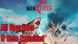 Maneater  All Upgrades amp Sets Explained [upl. by Oivatco]