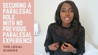 How I secured a paralegal role with no previous paralegal experience  The legal diaries [upl. by Niatsirhc]