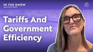 Tariffs And Government Efficiency  ITK With Cathie Wood [upl. by Irehc]